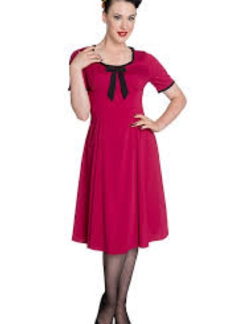 Hell Bunny Vixen Alveria swing dress size XL